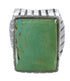 Turquoise And Authentic Sterling Silver Ring Size 8-3/4 RX59486